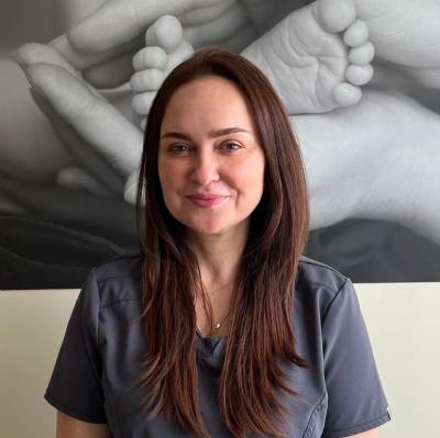 EGV clinic team member with neutral background