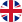 English language icon with flag