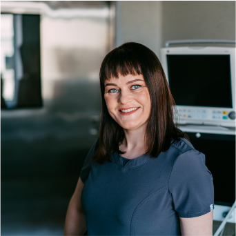 Portrait of Jelena Upite, EGV team member