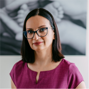 Portrait of Kristine Kempe, team member at EGV