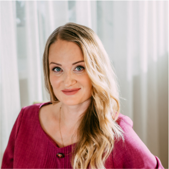 Portrait of Liene Akmene, clinical team member at EGV