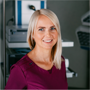 Portrait of Liga Pilicka, support staff at EGV